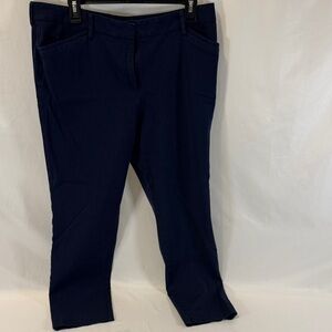 Women's Navy Pants Straight Leg